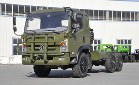 六驱越野卡车底盘2082平头6×6