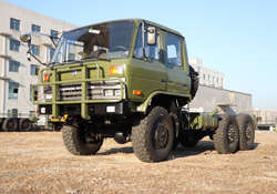 东风六驱2102双排越野卡车底盘 可改装4.3米上装