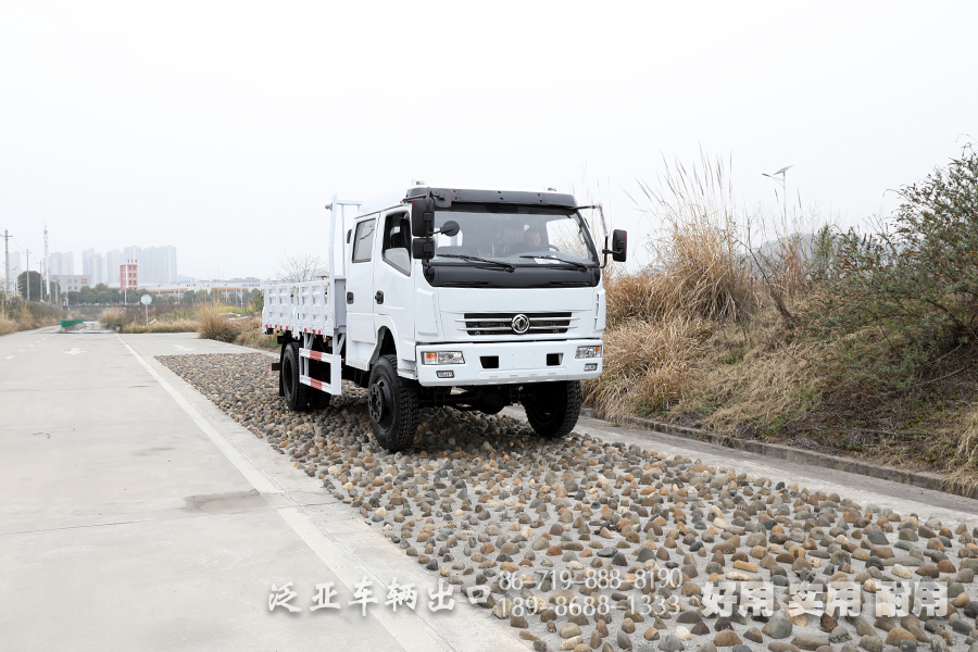 4*4东风卡车,轻型卡车,越野卡车,东风双排卡车,3吨小型卡车,货箱4.2米