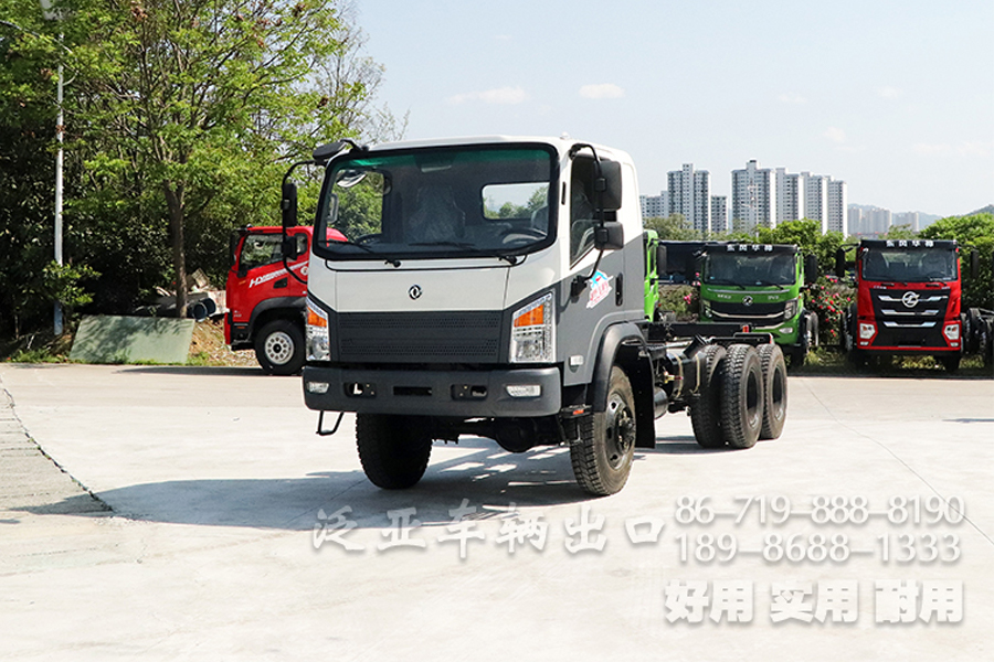 6驱东风平头卡车底盘、六驱“山猫”越野轻型卡车、6*6专用越野车底盘