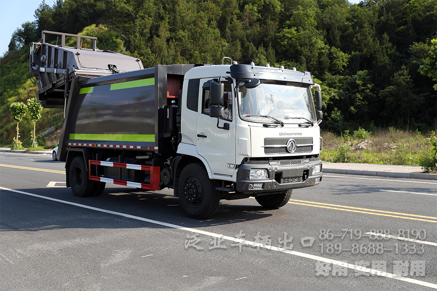 四驱越野底盘、四驱底盘改装、垃圾运输车、14立方垃圾车、轻卡环卫车、多功能垃圾车、4x2垃圾车