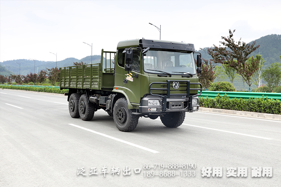 东风6×6,越野卡车厂家,专用卡车厂家,升级款货车,EQ2102载货车,东风六驱,六驱EQ2102,210马力货车,平头货车定制