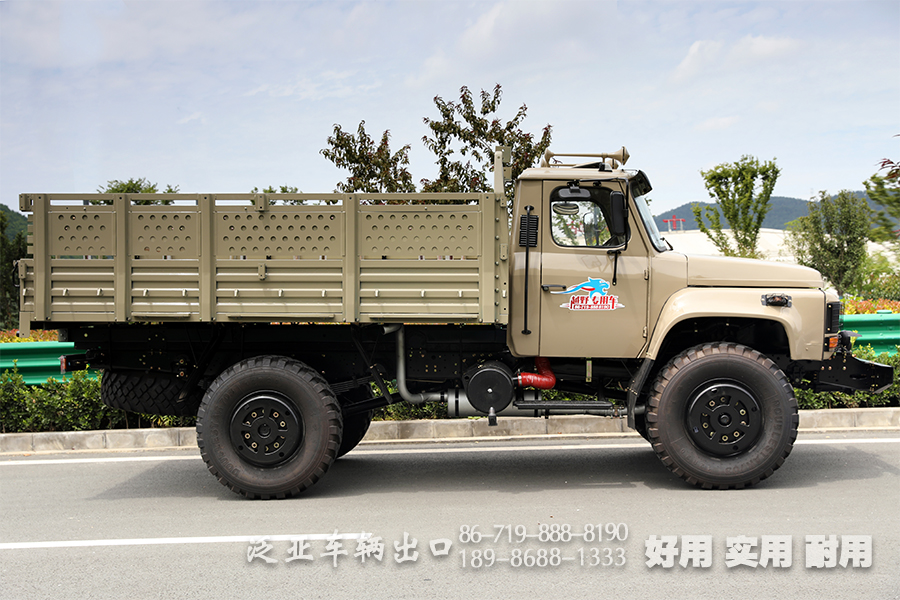 4x4长头卡车,东风240驾驶室,全驱定制,出口底盘,东风四驱卡车,越野专用车出口,前置绞盘