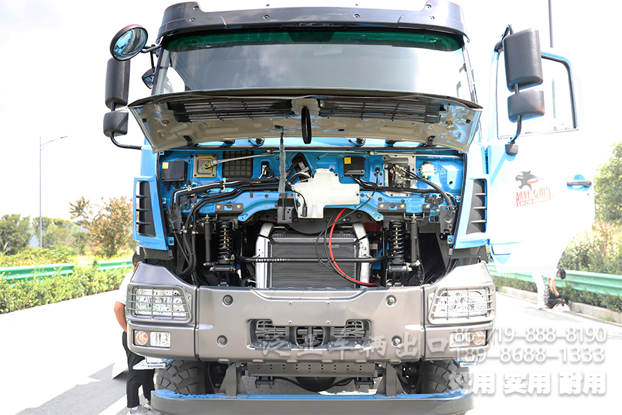 6×6重卡，6×6三桥车，三桥货运卡车，东风全驱，340马力重载卡车，5.5米长途货车