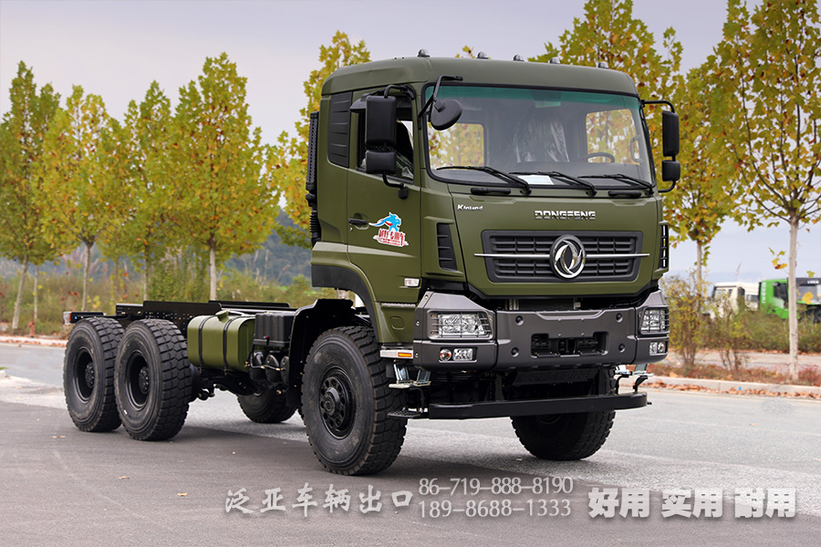 东风全驱,大马力越野底盘,东风运输车底盘,东风450马力底盘,平头卡车改装,卡车改装厂家,6x6平头,运输货车底盘