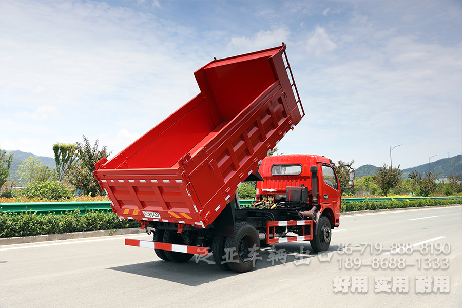 5吨自卸车,东风轻卡自卸,出口专供卡车,东风单排4*2,轻型自卸货车