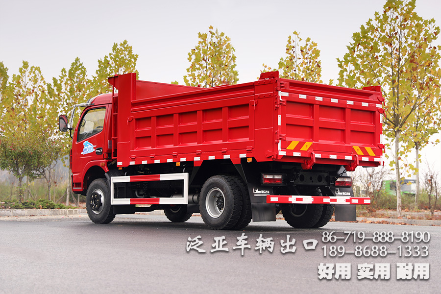 5吨自卸车,东风轻卡自卸,出口专供卡车,东风单排4*2,轻型自卸货车