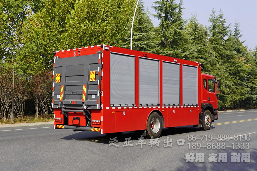 消防救援车 救援工程车 应急抢险车 多功能厢式车， 汛期排涝救险车， 应急电源车， 通讯抢修车， 专项救援车