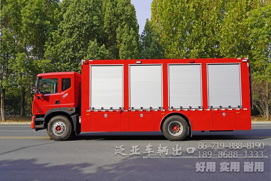 消防救援车 救援工程车 应急抢险车 多功能厢式车， 汛期排涝救险车， 应急电源车， 通讯抢修车， 专项救援车