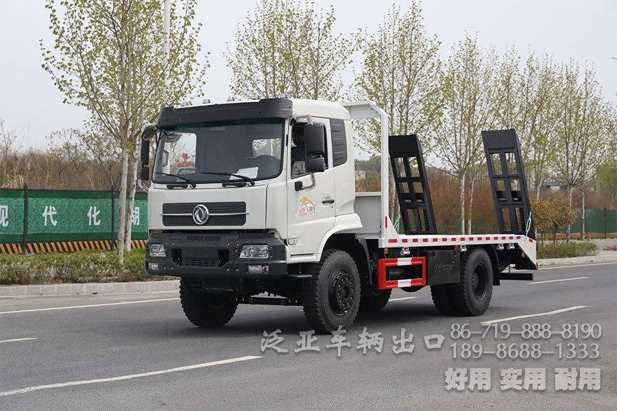 东风4*2挖机板，挖掘机运输车，挖机托运平板车